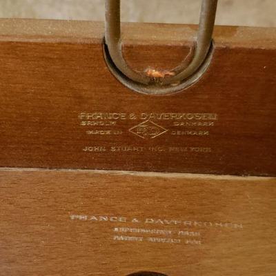 Lot 329: Mid Century France & Daverkosen Danish Chair (21"Ã— 33" Ã— 29.75")