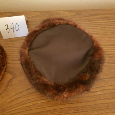 Lot 340: Vintage Feather & Fur Hats