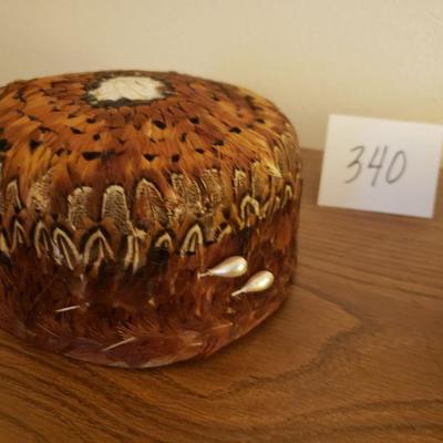 Lot 340: Vintage Feather & Fur Hats