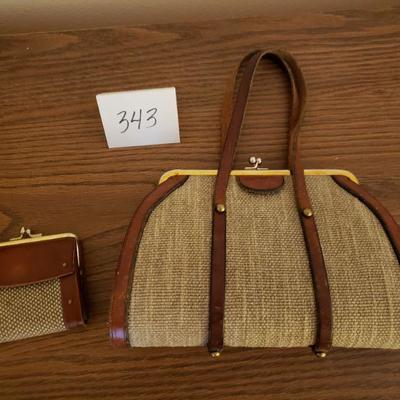 LOT 343: Vintage Purse and Wallet Lot