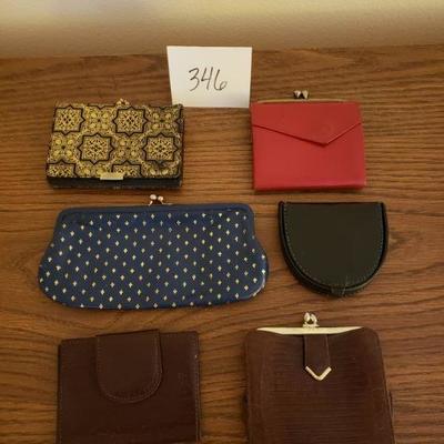Lot 346: Vintage Ladies Wallet Lot