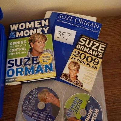 Lot 357: Suze Orman Books, CDs ect.