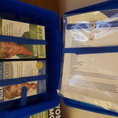 Lot 357: Suze Orman Books, CDs ect.