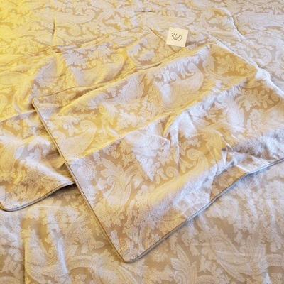 Lot 360: Martha Stewart Queen Size Comforter & Shams