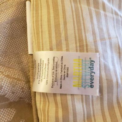 Lot 360: Martha Stewart Queen Size Comforter & Shams