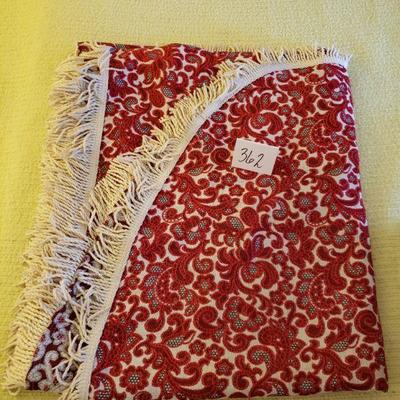 Lot 362: Mid Century Queen/Full Size Bedspread