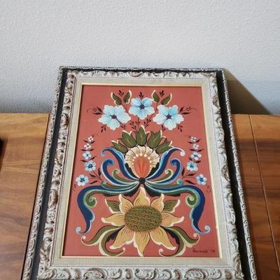 Lot 376: Mid Century Artwork 