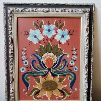 Lot 376: Mid Century Artwork 