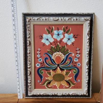 Lot 376: Mid Century Artwork 
