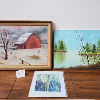 Lot 377: Original Artwork lot