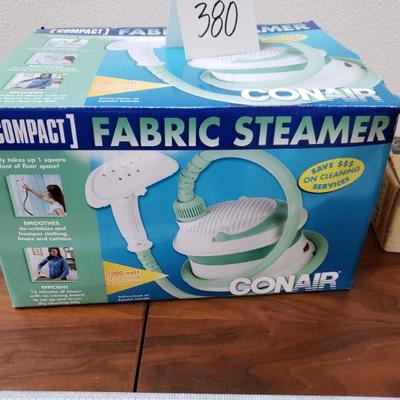 Lot 380: New Fabric Steam & Vintage Travel Iron
