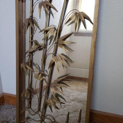 Lot 381: Mid Century Bamboo Mirror