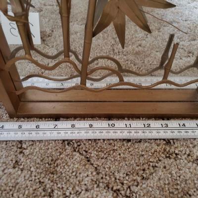 Lot 381: Mid Century Bamboo Mirror