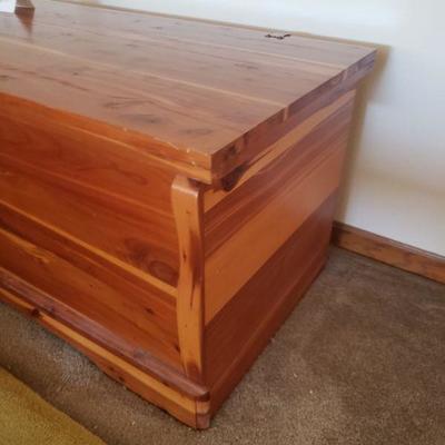 Lot 387: Vintage Cedar Chest with Key