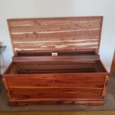 Lot 387: Vintage Cedar Chest with Key