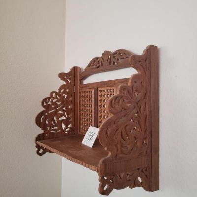 Lot 388: Vintage Folding Wood Shelf