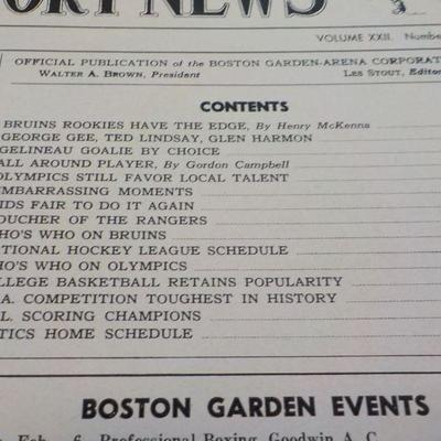 " Original Boston Garden 1953 to 1954 Sport-News Programs." 