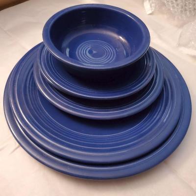 Blue Fiesta Dinnerware