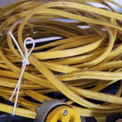 LOT #402: 3-Prong Yellow extension cord