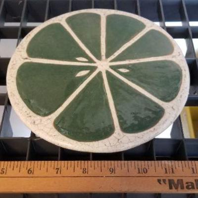 LOT #406: Vintage Mid Century Fruit Themed Hot Plate