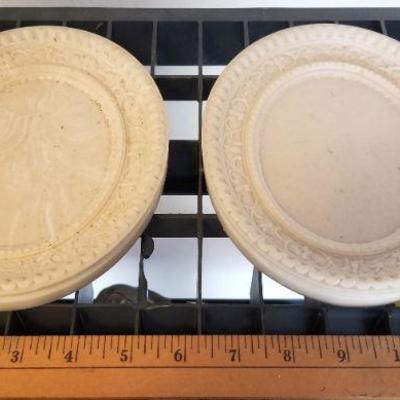 LOT #410: (2) Vintate Carved Frame Units Arts Crafts