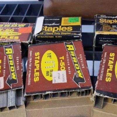LOT #411: Large Lot of Staples for Stapleguns w/ Storage Bag