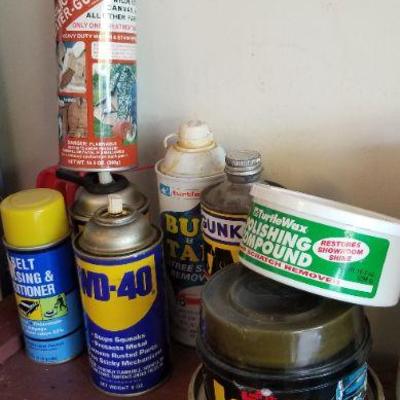 LOT #418: Large Auto Care Bundle (Jet Liquid Wax, GUNK and Silicone Spray Full - others 40-50%)