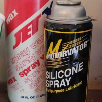 LOT #418: Large Auto Care Bundle (Jet Liquid Wax, GUNK and Silicone Spray Full - others 40-50%)