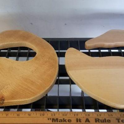 LOT #431: Two Wood Craft Duck Forms UNUSED