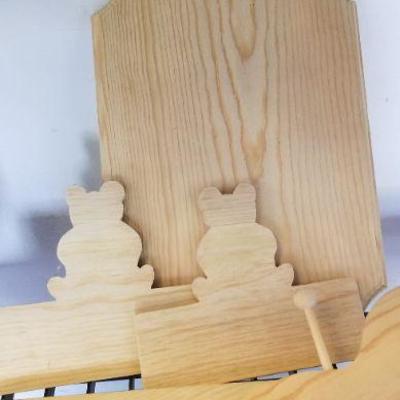 LOT #433: Huge assortment of Wood Craft Supplies
