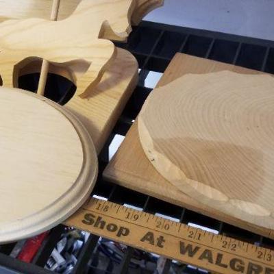 LOT #433: Huge assortment of Wood Craft Supplies
