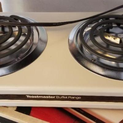 LOT #438: Vintage Toastmaster Buffet Range Cooker Appears Unused