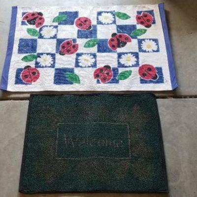 LOT #444: (2) Floor Mats Deco