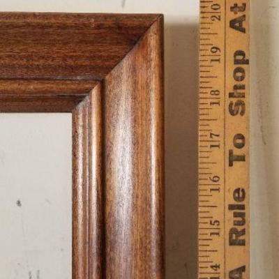 LOT #448: Large Vintage 20" Wood Frame
