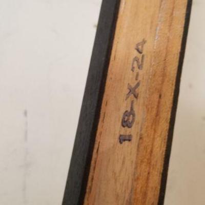 LOT #449: Vintage 18 x 24 Black Wood Frame