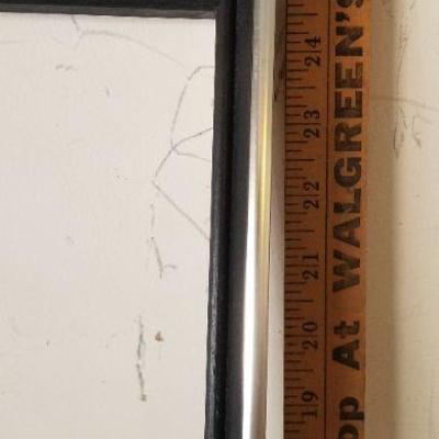 LOT #449: Vintage 18 x 24 Black Wood Frame