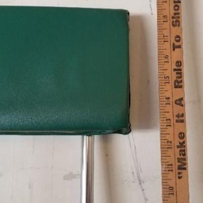 LOT #452: Vintage Green Folding Chair with Legs