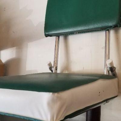 LOT #452: Vintage Green Folding Chair with Legs