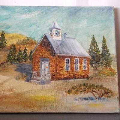 LOT #453: (2) Vintage Handpainted Original Art Selections