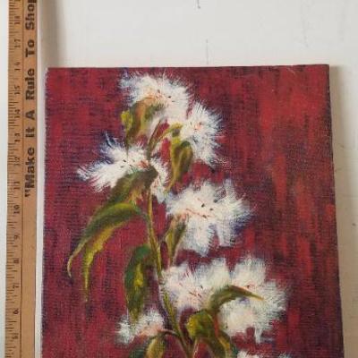 LOT #454: Handpainted Original Art Thistle Subject Selection