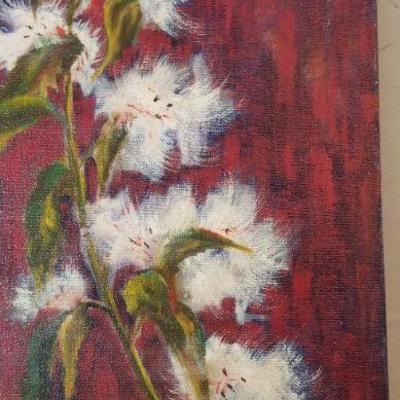 LOT #454: Handpainted Original Art Thistle Subject Selection