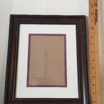 LOT #456: Vintage Black and Brown Frame w/ Glass