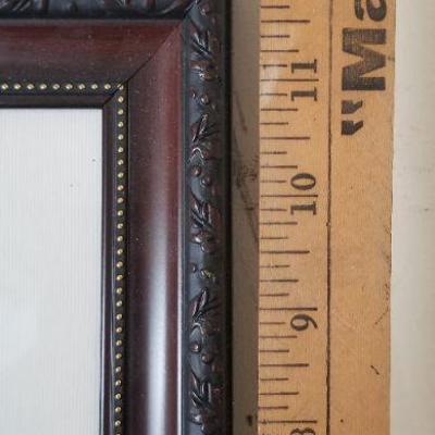 LOT #456: Vintage Black and Brown Frame w/ Glass