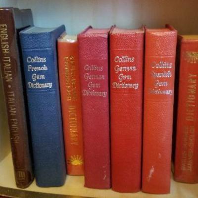 LOT #467: Vintage Group of foreign Language Guide Books