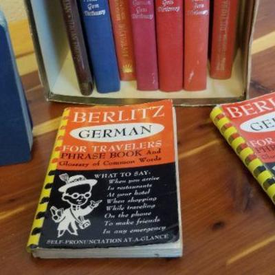 LOT #467: Vintage Group of foreign Language Guide Books