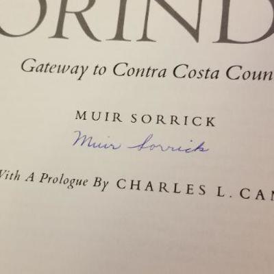 LOT #475: SIGNED History of Orinda Hardback Book
