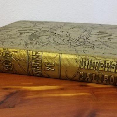 LOT #481: Vintage 1949 Blue Gold University of California Yearbook Hardback 