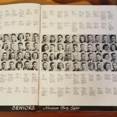 LOT #482: Vintage 1948 Blue Gold University of California Yearbook Hardback