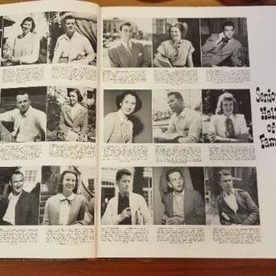LOT #482: Vintage 1948 Blue Gold University of California Yearbook Hardback