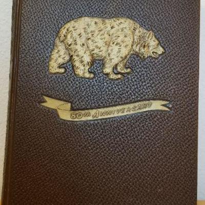 LOT #482: Vintage 1948 Blue Gold University of California Yearbook Hardback